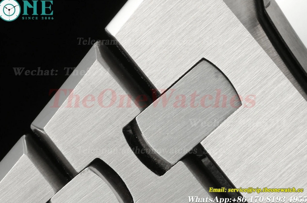 Clone TKF SS A4302 41mm White Dial Oak 15500 SS Royal Super 0227